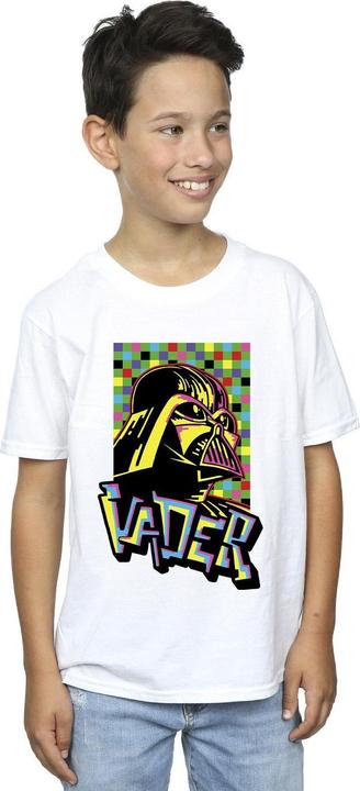 Actual product image Star Wars Boys Vader Graffiti Pop Art T-Shirt (116)