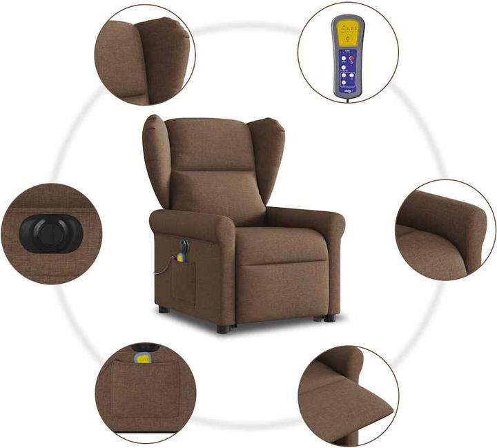 Image du produit vidaXL Massagesessel mit Aufstehhilfe