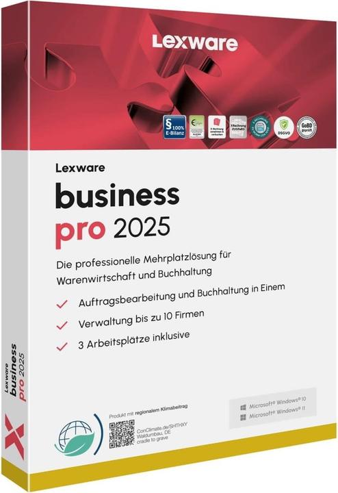 Produktbild Lexware business pro 2025 - Abo (3 User, 12 Monate)