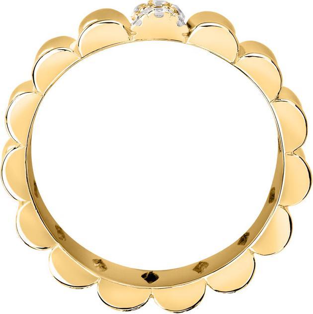 Produktbild Morellato Essenza SAWA19 Recycled Silver Modern Gold Plated Ring - Circuit: 56 mm (56, 925 Silber)
