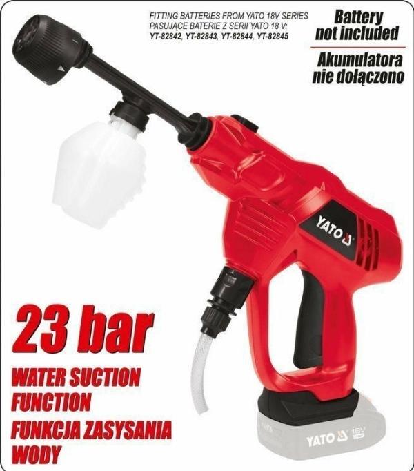Productafbeelding Yato Hogedrukreiniger YT-85930 (Oplaadbare batterij)