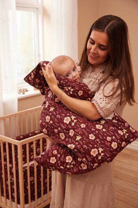 Produktbild Filibabba Babybettwäsche GOTS - Fall Flowers (70 x 100 cm, 40 x 45 cm)