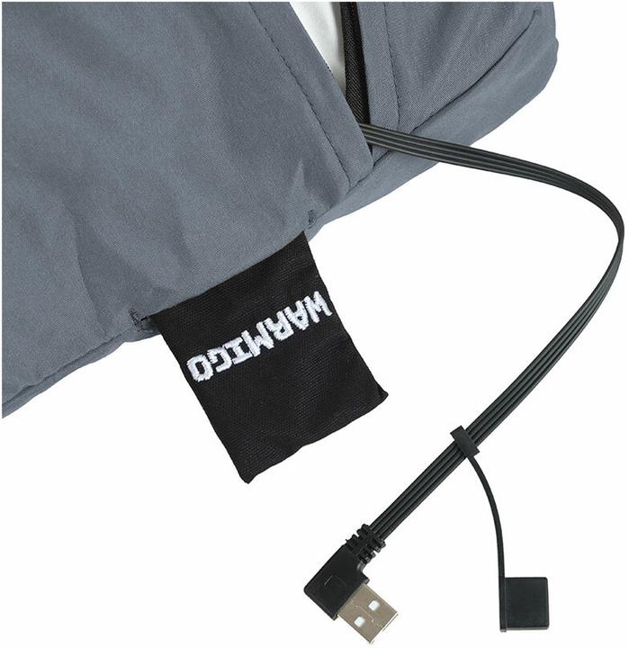 Actual product image Eurom Warmigo heat pad incl. 20,000 mAh power bank, grey (45 x 45 cm)