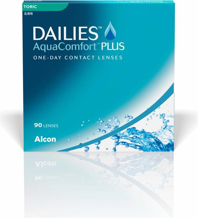 Actual product image Dailies AquaComfort PLUS Toric (+4, Daily lens, 30 Piece, Toric)