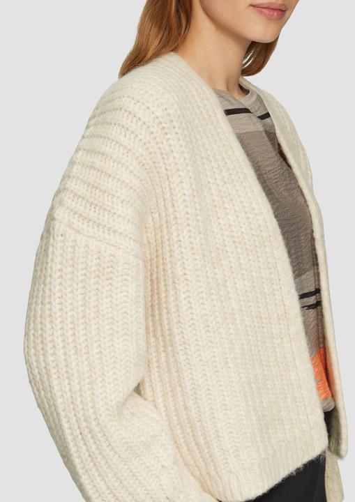 Produktbild S.Oliver Strickjacke Strickjacke mit weiten Ärmeln im Relaxed Fit (40)