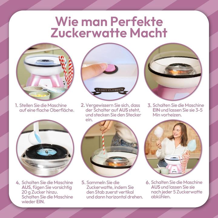 Immagine prodotto Gadgy Retro Zuckerwattemaschine