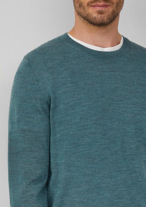 Produktbild s.Oliver Strickpullover Strickpullover aus reiner Merinowolle (L)