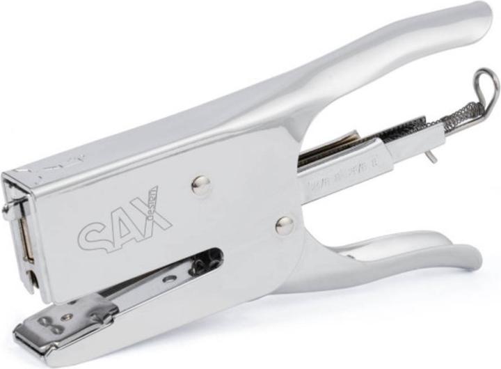 SAX Hefter Saxdesign Hefter 630, bis zu 40 Blatt, blanko, silber (40 Blätter)