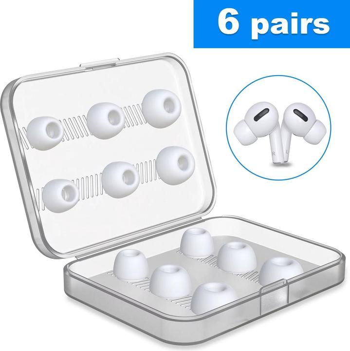 New Bee Embouts antibruits - Apple AirPods Pro 1 - AirPods Pro 2 (Apple AirPods Pro (1ère génération), Apple AirPods Pro (2ème génération))