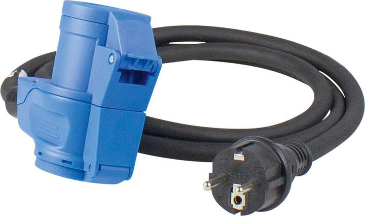Actual product image As - Schwabe CEE adapter cable Caravan (1.50 m, CEE 7/3, CEE)