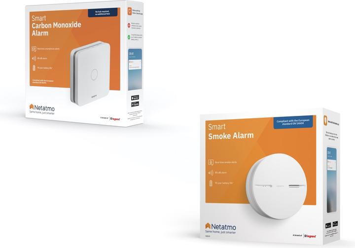 Actual product image Netatmo Smart smoke detector + carbon monoxide detector