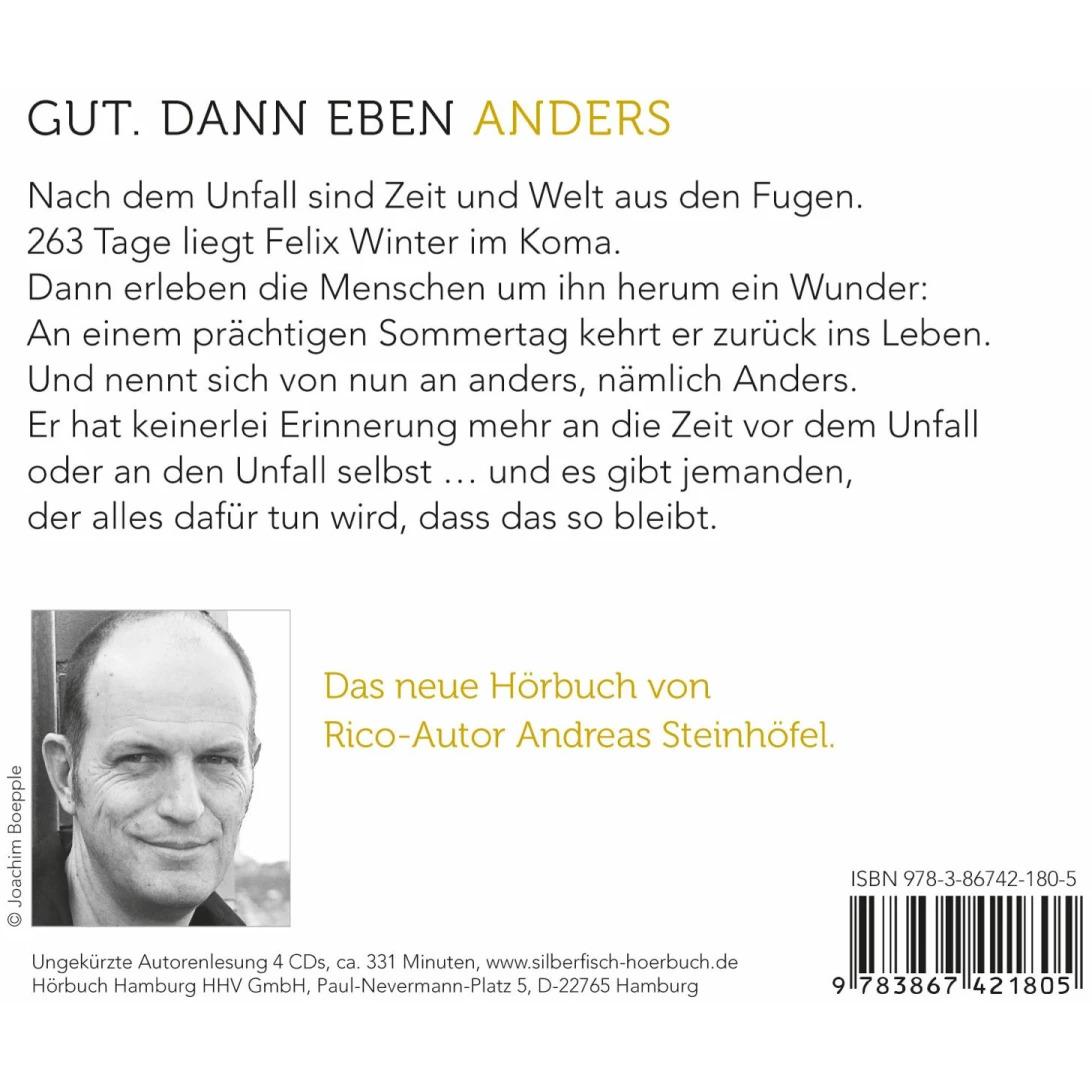 Thumbnail - Anders, Hörbücher von Andreas Steinhöfel