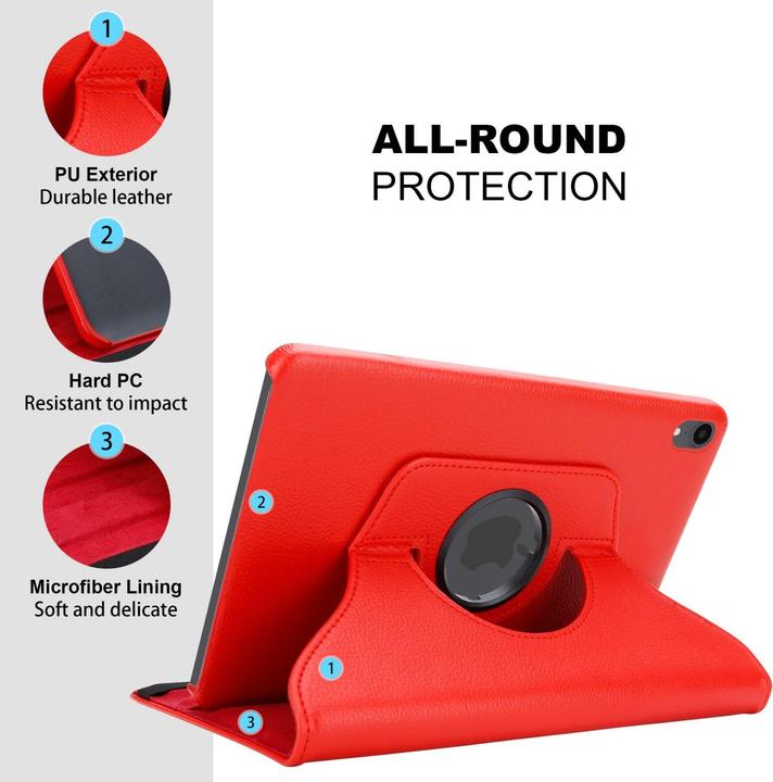 Produktbild Cadorabo Tablet Book Gummi (KEIN Wake Up) Hülle (Apple iPad mini 2021)