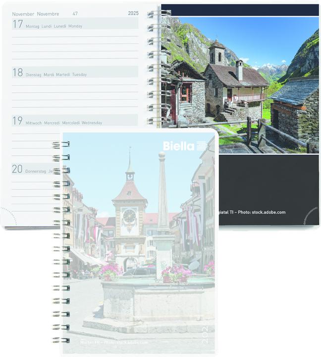 Biella Agende tascabili Imago (10 x 14 cm, 1 giorno / 2 pagine)