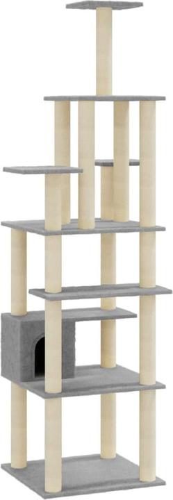 Actual product image vidaXL Katzenbaum (183 cm, Light grey)