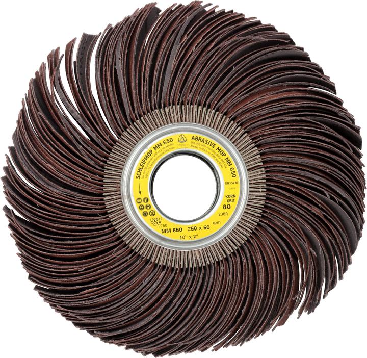 Klingspor MM 650 - Molettes de ponçage 250 x 100 x 43,1 mm (120)