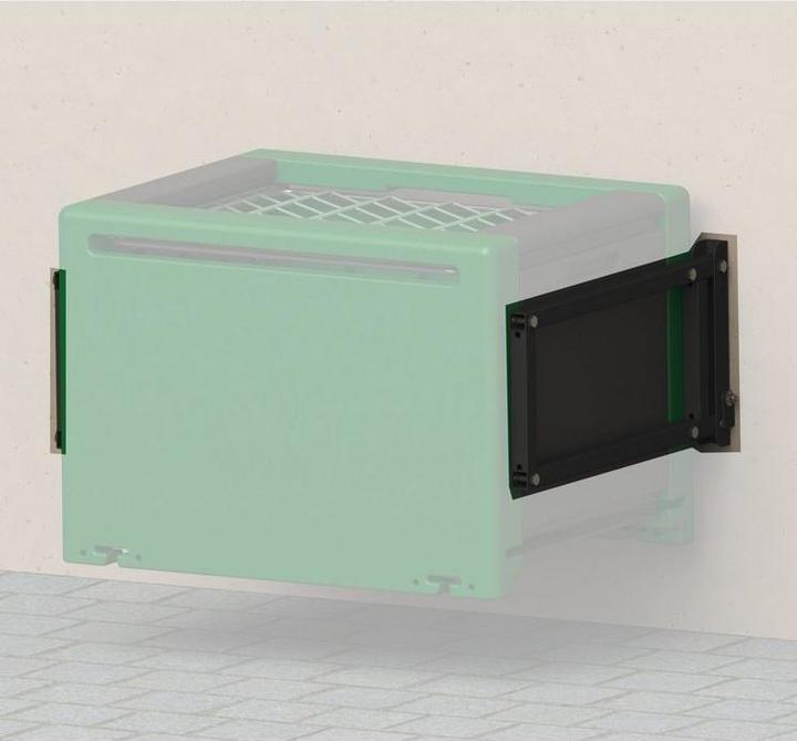 Actual product image Kerbl Wall mounting set for HayBox 3210376 feed rack