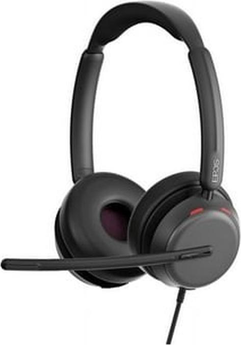 Sennheiser EPOS IMPACT 860T, Bedraad, 20 - 20000 Hz, Kantoor/callcenter, 170,1 g, Headset, Zwart (Kabelgebunden)