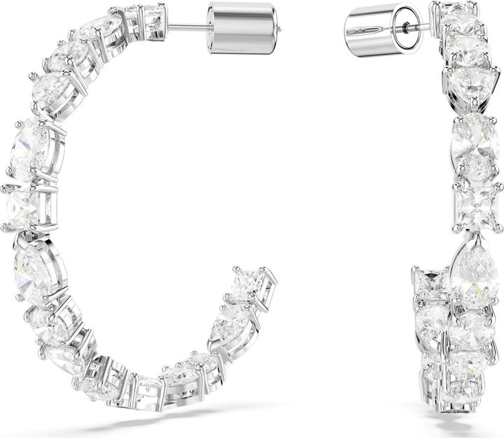 Swarovski Mesmera Creoles Vari Tagli Bianco (Metallo Swarovski)