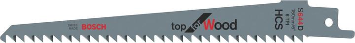 Bosch Professional Zubehör Sabre saw blade S 644 D, Top for Wood, pack of 2