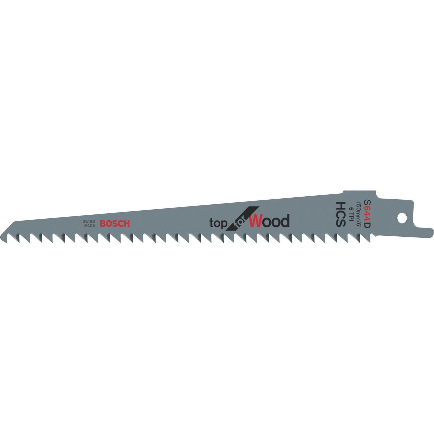Bosch Professional Zubehör, Sägeblatt, Säbelsägeblatt S 644 D, Top for Wood, 2er-Pack