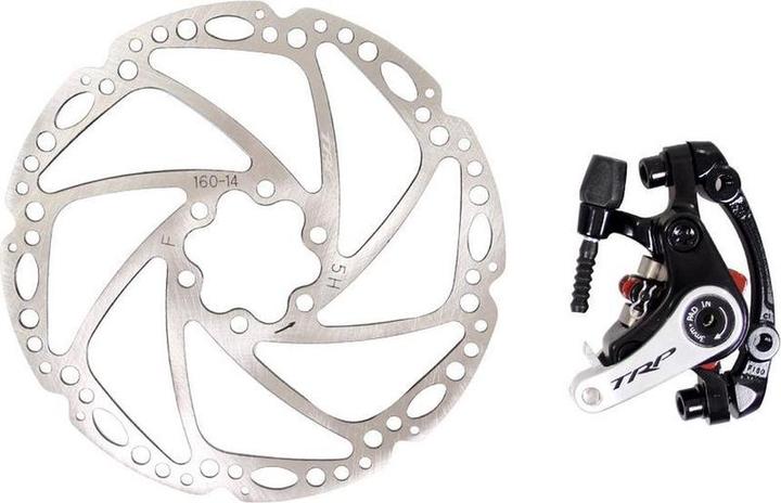 Trp Mechanical Disc set spyre for black/silver (Front + Rear, Brake kit)