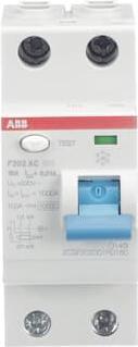 Produktbild ABB FI-Schutzschalter AC 2p 230V 16A 0,01A 2CSF202001R0160
