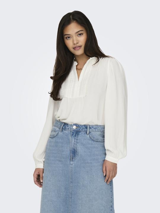 Produktbild JdY Normal geschnitten V-Ausschnitt Voluminöser Armschnitt Top Top (S)