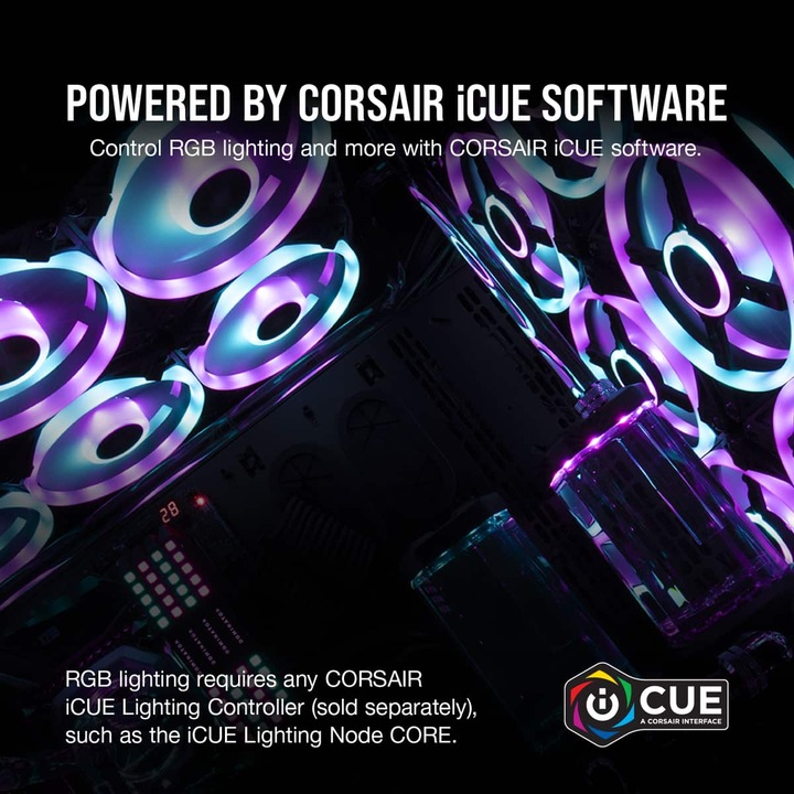 Produktbild Corsair iCUE QL140 RGB (140 mm, 1 x)