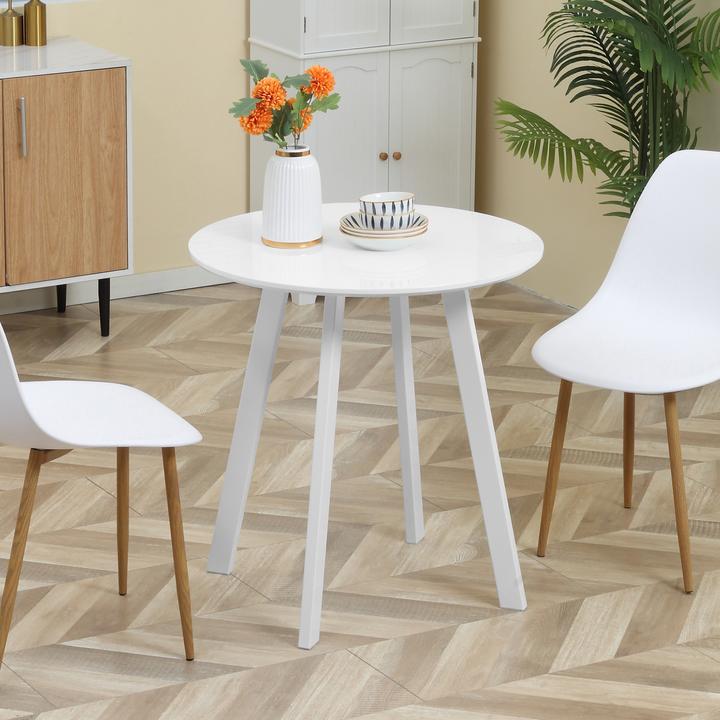 Produktbild Homcom Esstisch mit Fusskappen (72 x 72 x 75 cm)