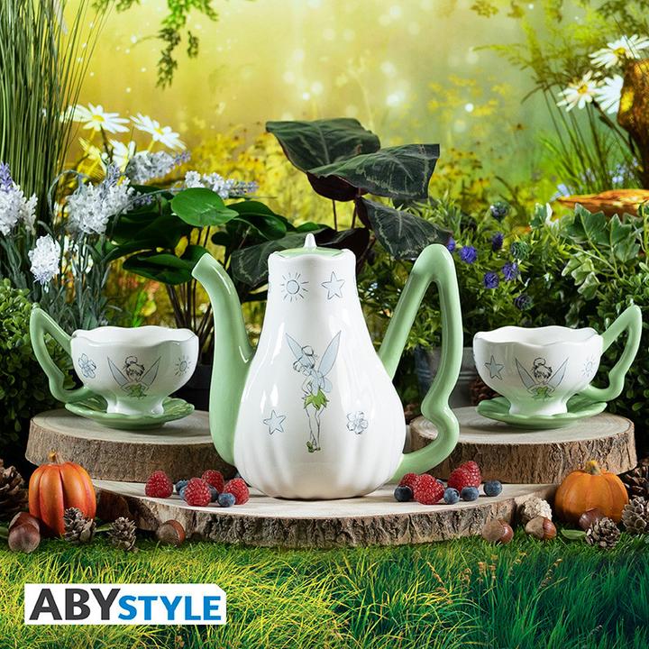 Immagine prodotto ABYstyle Disney Set Teiera/Tazzine: Tinkerbell (1200 ml, 2x)