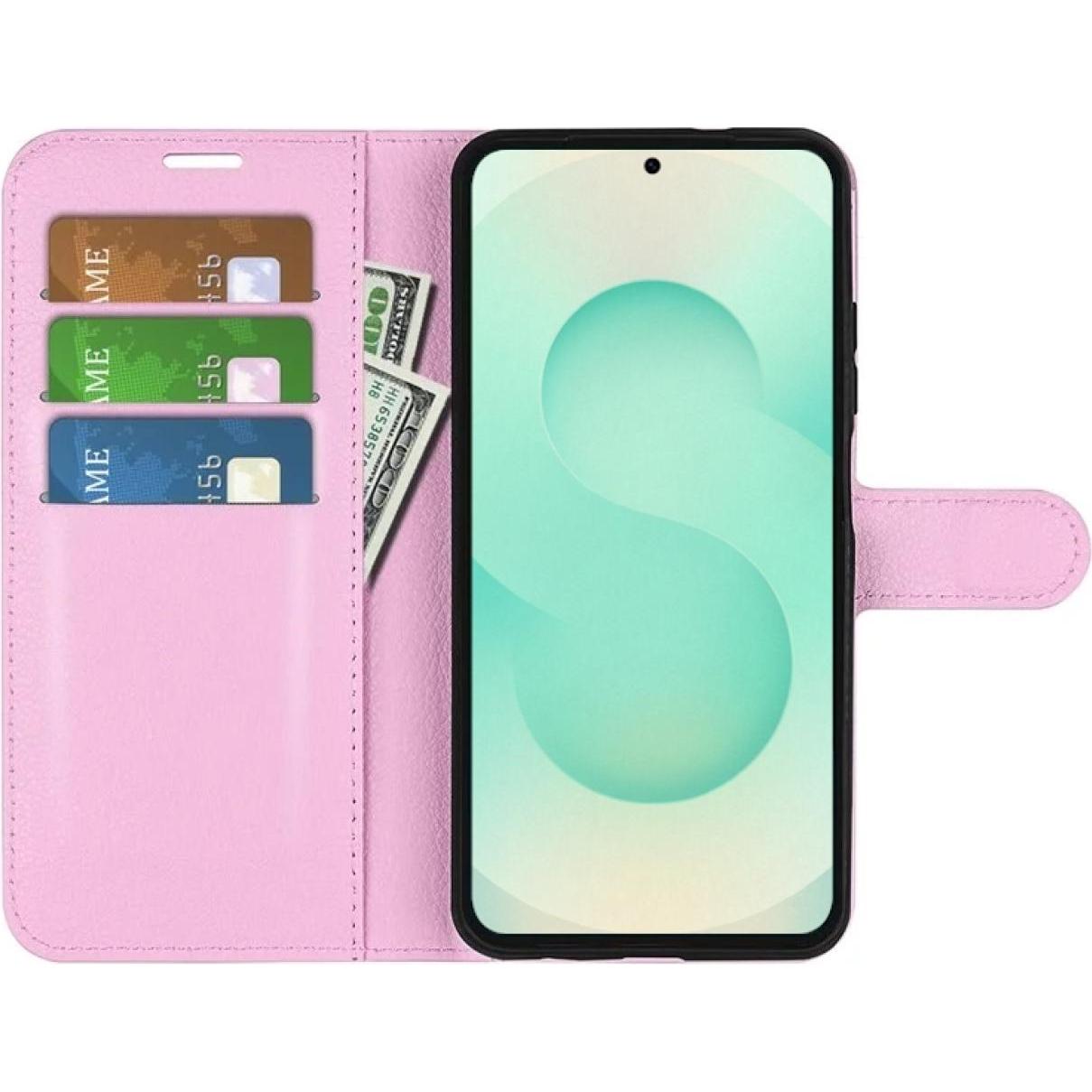 Thumbnail - Screenguard Leather Guard Lederhülle (Samsung Galaxy S25+), Smartphone Hülle, Rosa