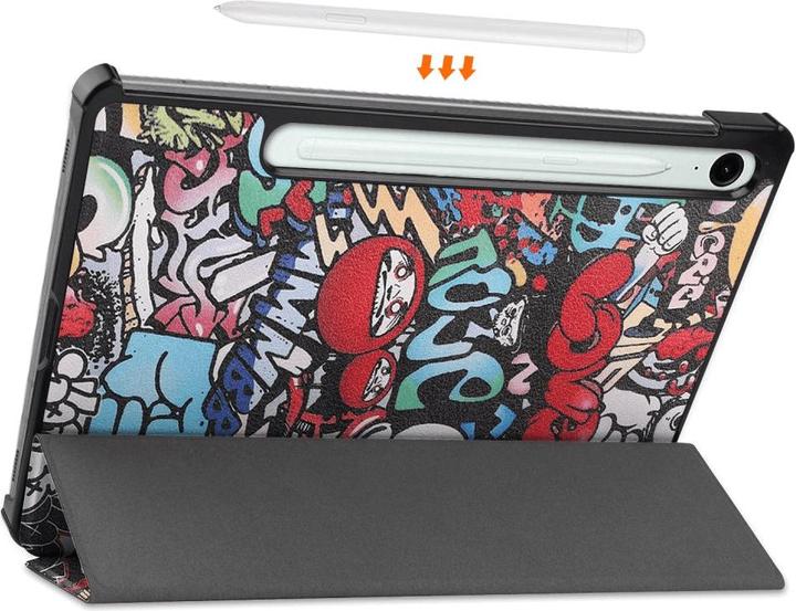 Immagine prodotto Cover-Discount Galaxy Tab S9 FE - Smart Case Tri-fold Fumetto (Galaxy Tab S9 FE, Samsung Galaxy Tab S10 FE)