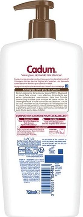 Actual product image Cadum Surgras Coco Cream