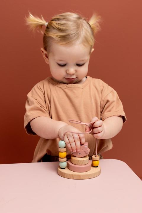 Productafbeelding Trixie Baby Houten motoriek lus kat