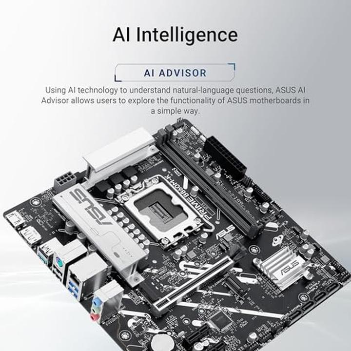 Productafbeelding ASUS PRIME B860M-K (LGA 1851, Intel B860, mATX)