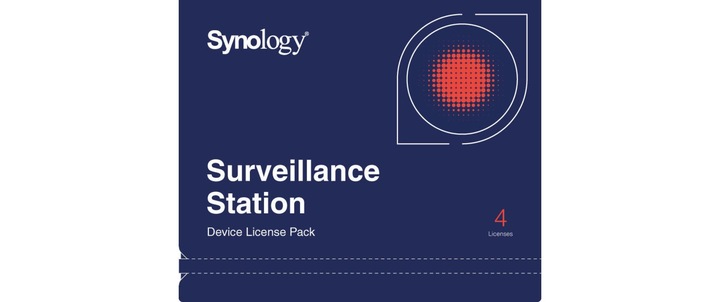 Actual product image Synology Camera License Pack (4 licenses)