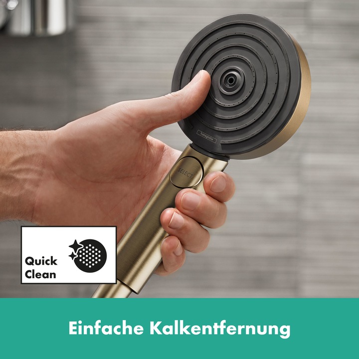 Actual product image hansgrohe Pulsify Select S Duschkopf 105, 3 Strahlarten Relaxation, 24110 (3 Beam types)