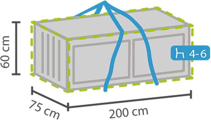 Produktbild Garden Lights Schutzhülle/Tragetasche für Auflagen - XL