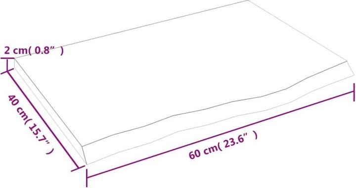 Immagine prodotto VidaXL Gianna (60 x 2 x 40 cm)