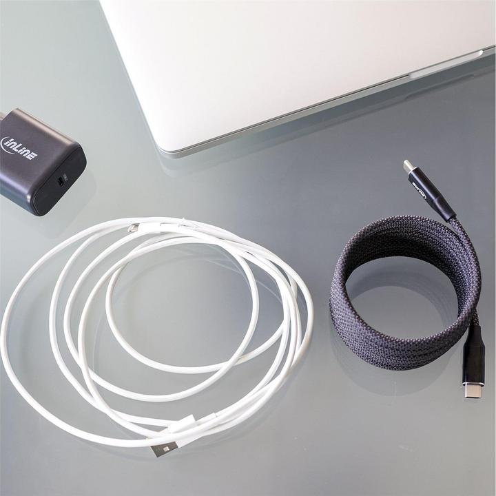 Immagine prodotto InLine Cavo USB-C magnetico (1 m, USB 2.0, 100 W)