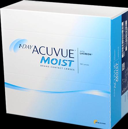 Produktbild Acuvue Moist (-4.25, Tageslinse, 180 Stück, Sphärisch)