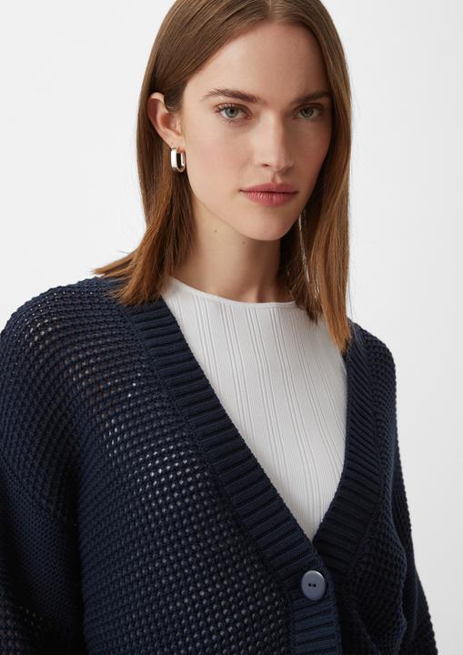 Produktbild Comma Strickjacke Strickjacke mit Lochmuster (L)