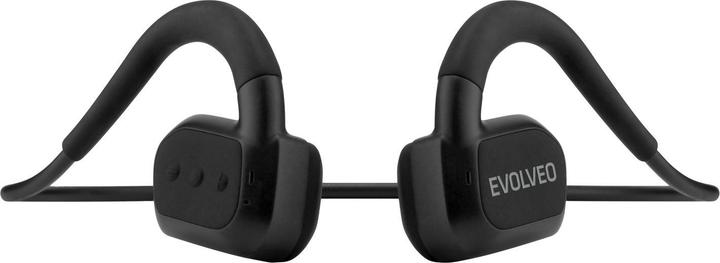 Actual product image Evolveo BonePro schwarz / kabelloser Wangenknochen-Kopfhörer / Bluetooth / MP3 / 32 GB / IP68 (Wireless)