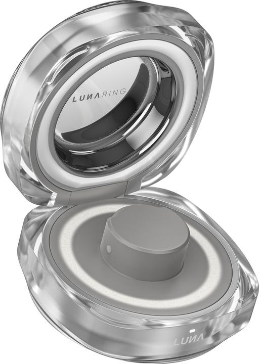 Produktbild Luna Ring Smart Ring Gen 2 Stardust Silver Grösse 11 (11, Stardust Silver)
