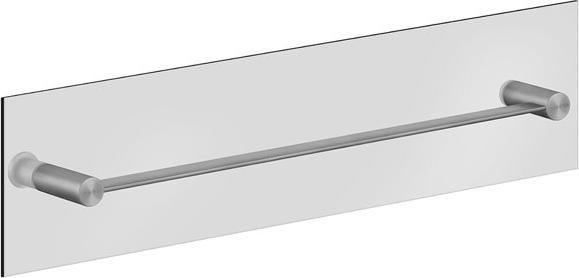 Actual product image Gessi 316 towel rail 600 mm for mounting on a glass wall, 54925