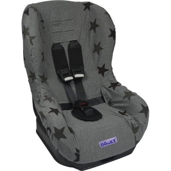 Thumbnail - Dooky, Kindersitz Zubehör, Kindersitzbezug Gruppe 1 Grey Stars