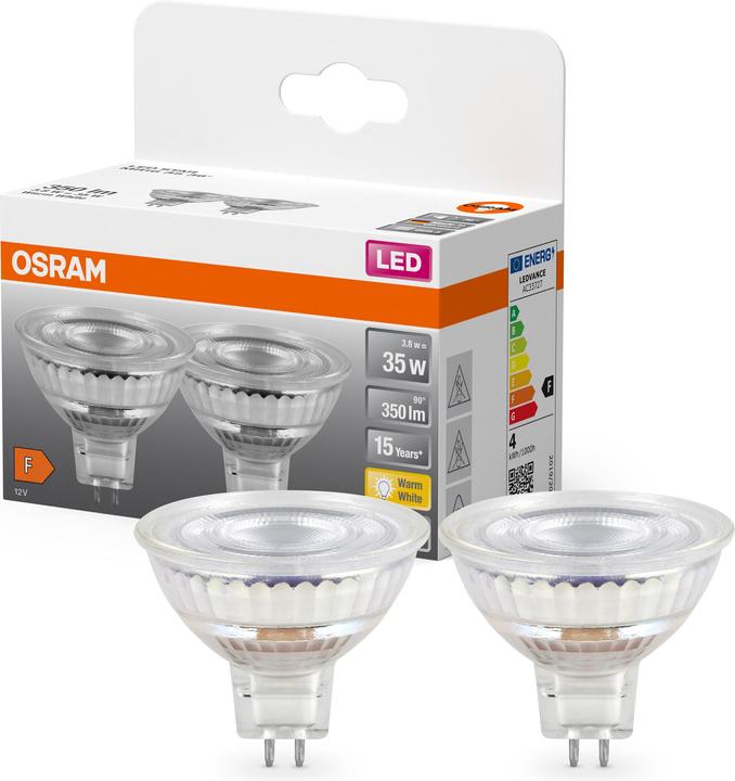 Produktbild Osram Led Star Mr16 (GU5.3, 3.80 W, 345 lm, 2 x, F)