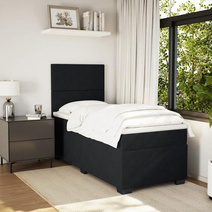 Produktbild VidaXL Bo x springbett mit Matratze 200 x 200 cm Samt (200 x 200 cm)