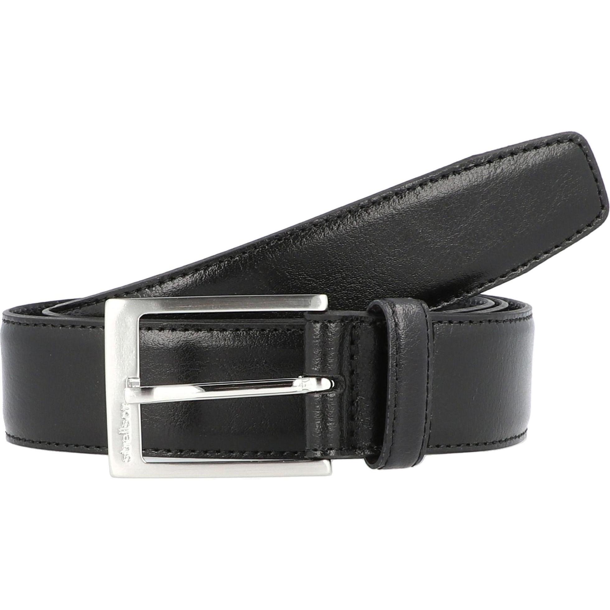 Strellson, Herren, Gürtel, Gürtel Leder, Schwarz, (115)
